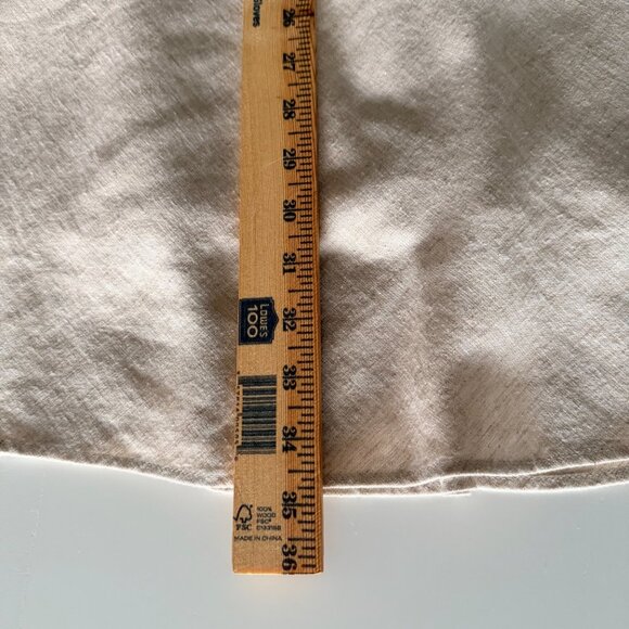 Banana Republic Womens Midi Skirt Linen Blend Size XS Oat Lined Pull On - Picture 5 of 7